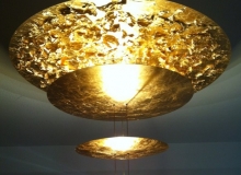 lighting: SUSPENSION LAMP, DURCHMESSER DER SCHEIBEN: 120, 80, 50, 30 UND 17 CM, HÖHE 145 CM | CATELLANI & SMITH